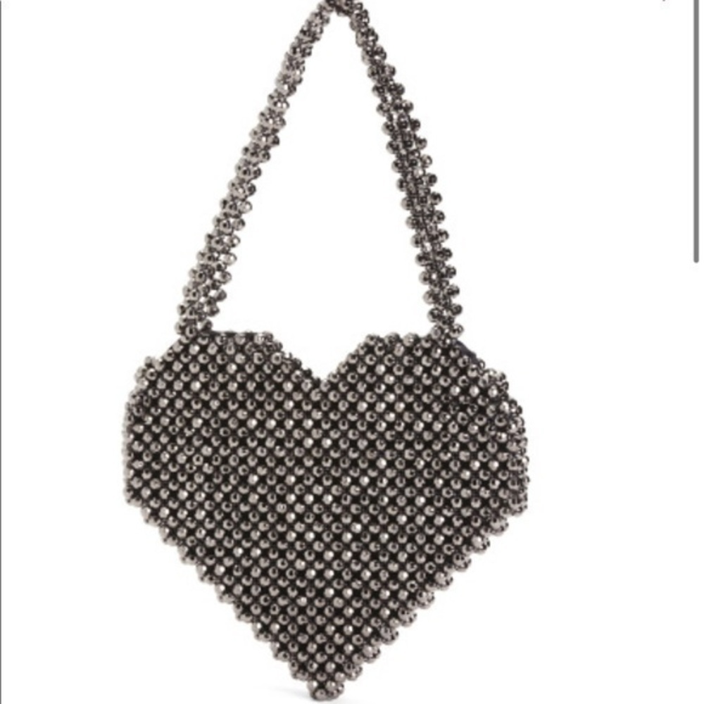 Red Heart Mini purse Clutch - Picture 7 of 9